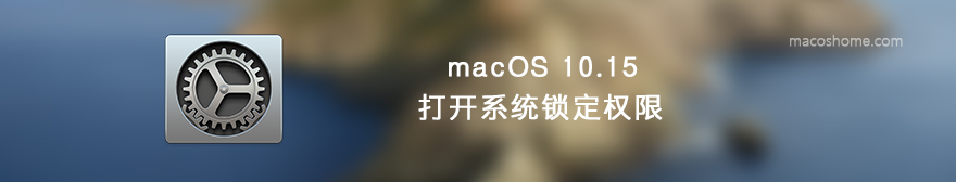 macOS 10.15 打开系统读写权限