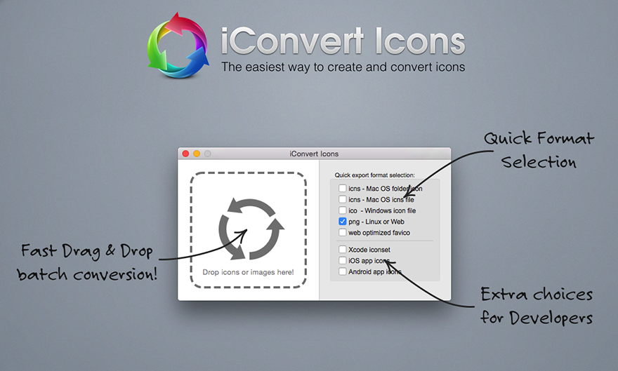 iConvert Icons v2.9 Mac 全能图标转换软件
