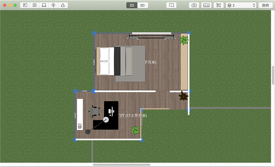 Planner 5D for Mac 4.6.3 室内设计软件中文版