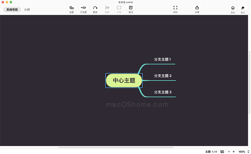XMind 2020 For Mac 10.1.3 思维导图软件中文破解版