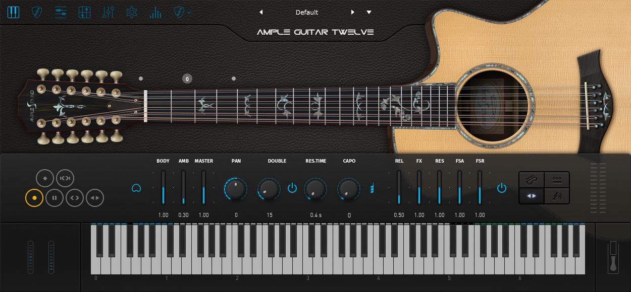 Ample Sound Ample Guitar Twelve For Mac v3.7.0 音乐扩展包