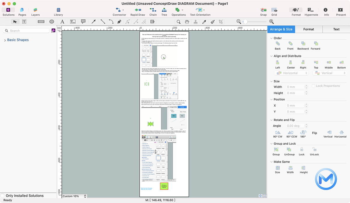 ConceptDraw DIAGRAM for Mac v15.0.0 矢量图形设计软件破解版