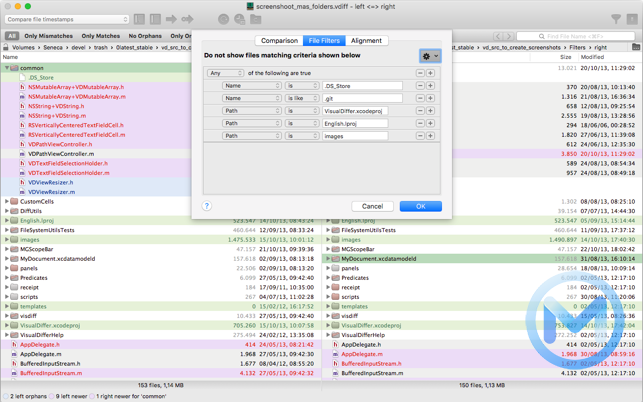 VisualDiffer 1.8.6 并排比较文件夹和文件软件