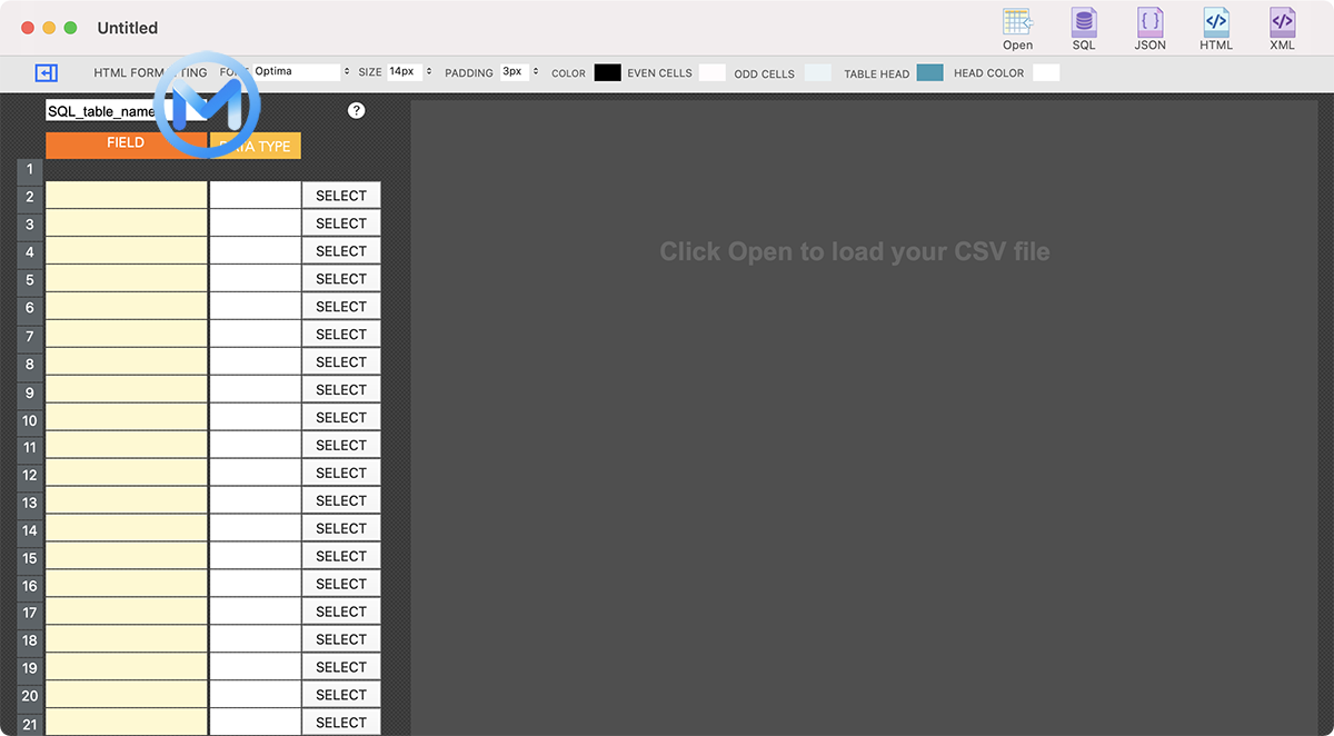 CSV Converter Pr‪o for Mac v2.1 CSV文件编辑转换工具