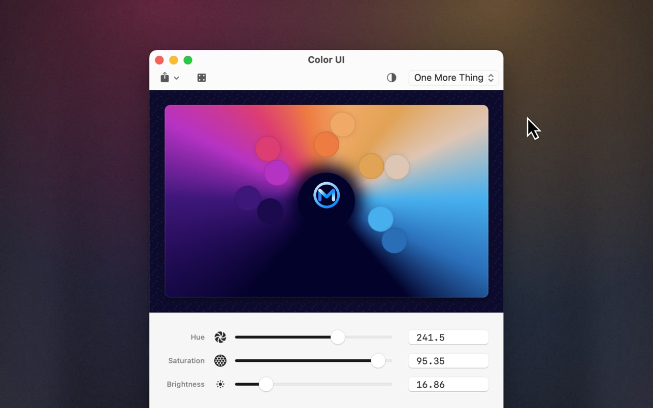 Color UI  For Mac v2.2.3  设计取色工具