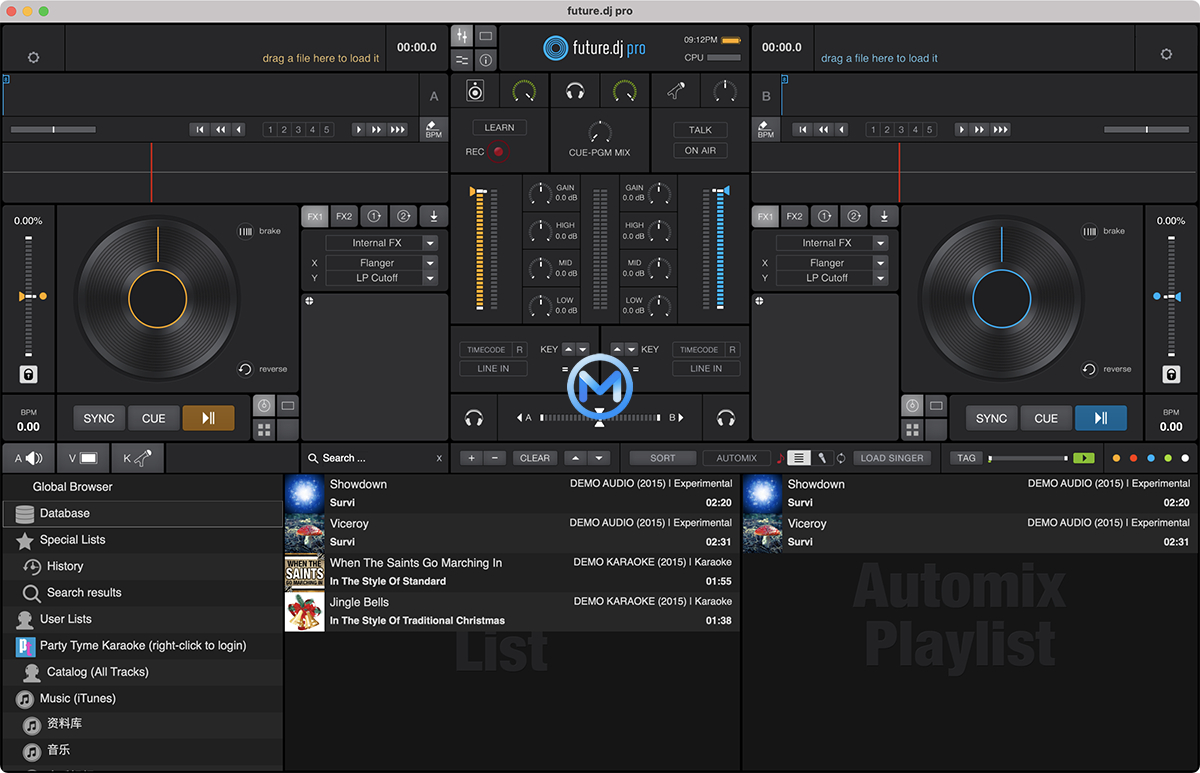 future.dj pro For Mac v1.10.3 DJ混音软件