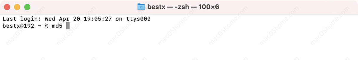 Mac系统怎么查看文件MD5信息?