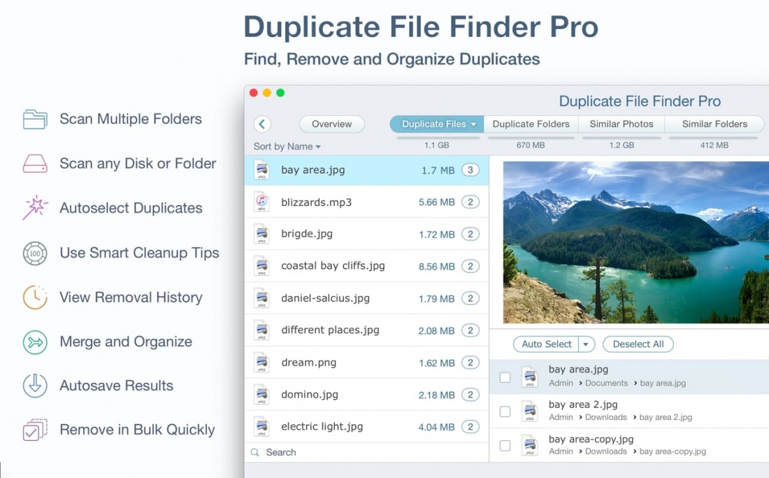 Duplicate File Finder For Mac v6.17重复文件查找器专业版