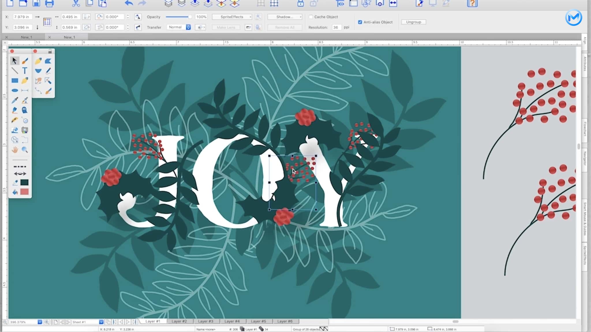 Canvas X Draw For Mac v7.0.4技术插图软件 苹果系统之家