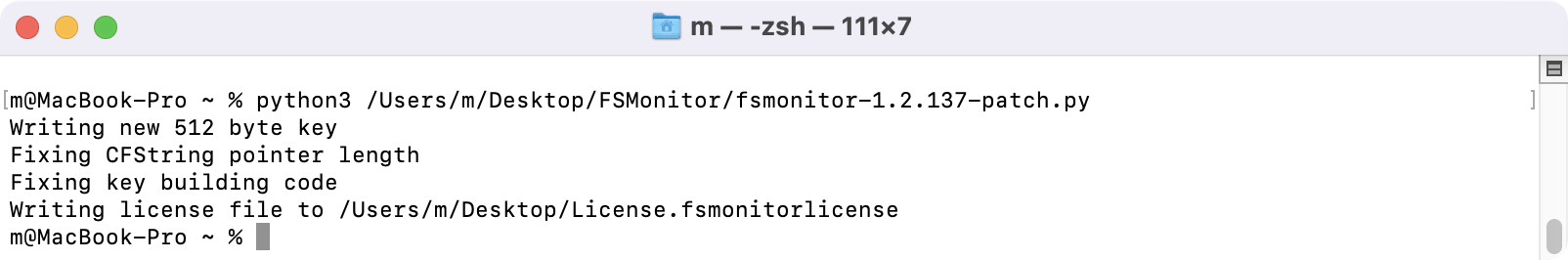 FSMonitor For Mac v1.2 (137) 监控文件系统修改操作