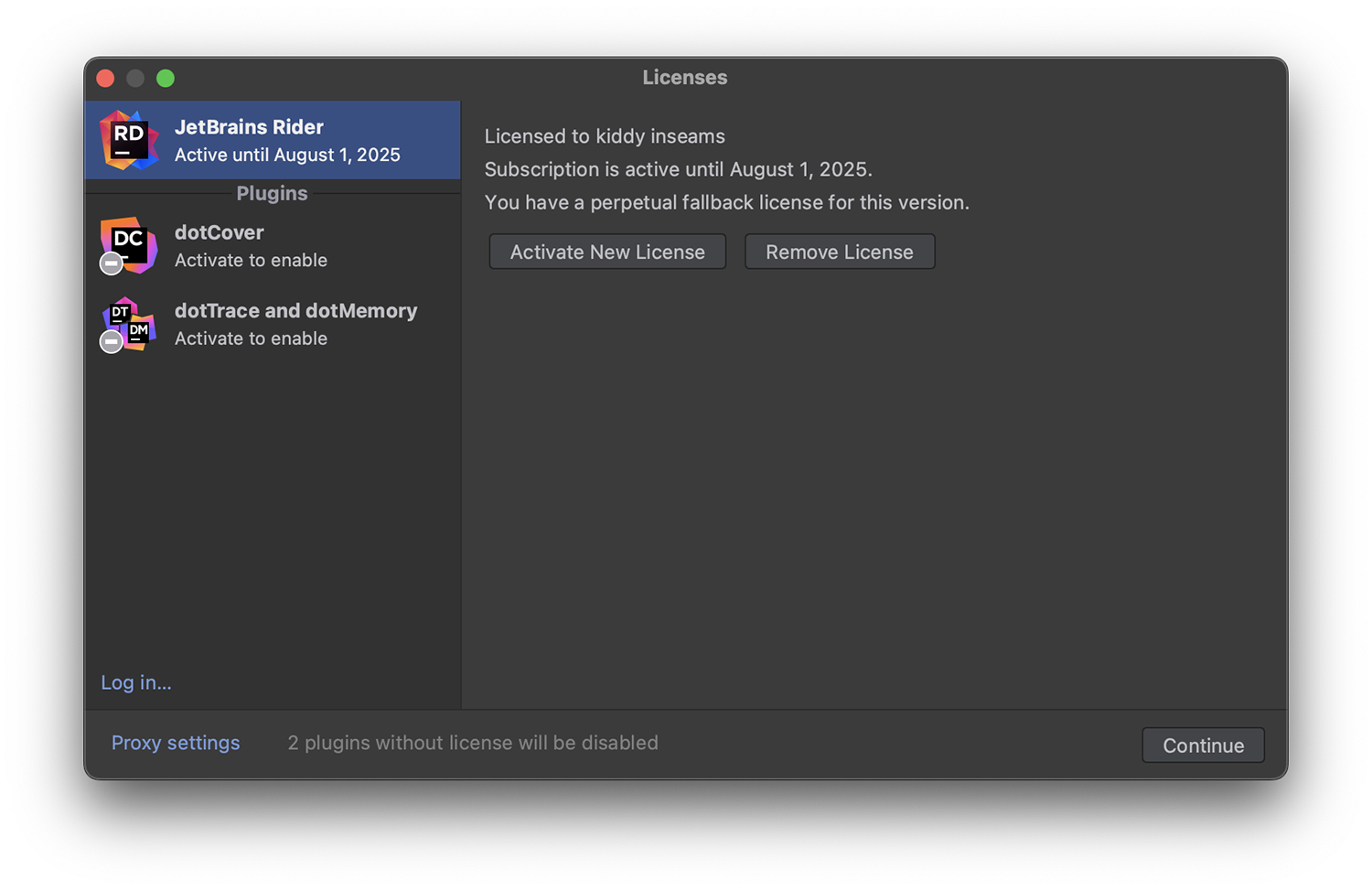 Jetbrains Rider For Mac v2022.2.4 NET开发软件