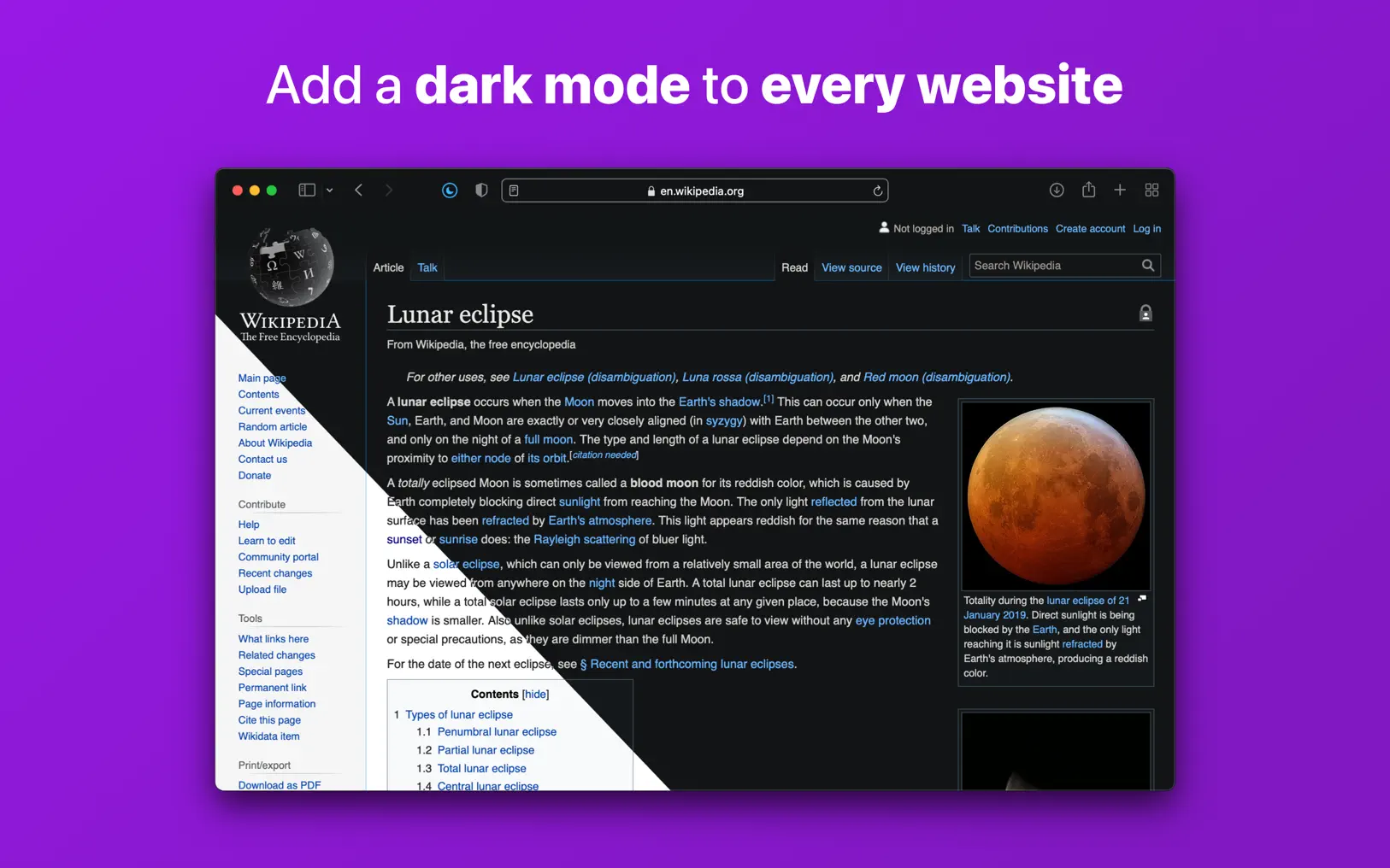 Noir For Mac v2025.2.9 Safari暗色模式扩展工具- 苹果系统之家