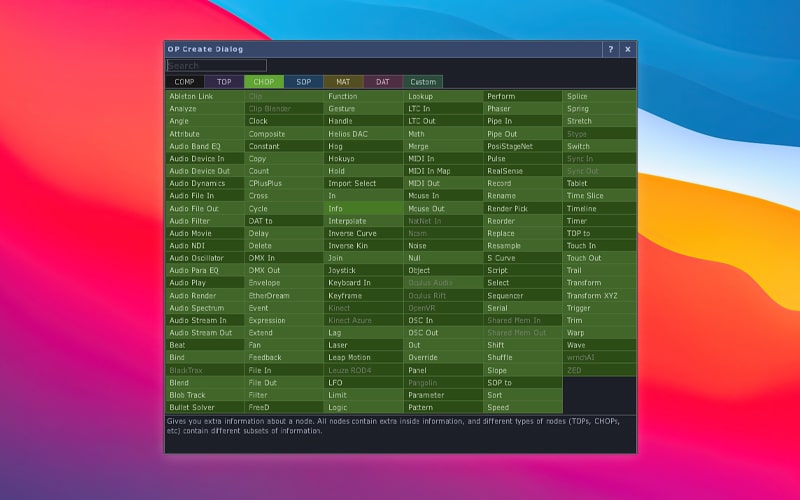 TouchDesigner Pro For Mac v2022.32120 可视化编程的开发平台 - 苹果系统之家