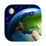 Earth 3D For Mac v8.1.1 三维地球世界地图集工具