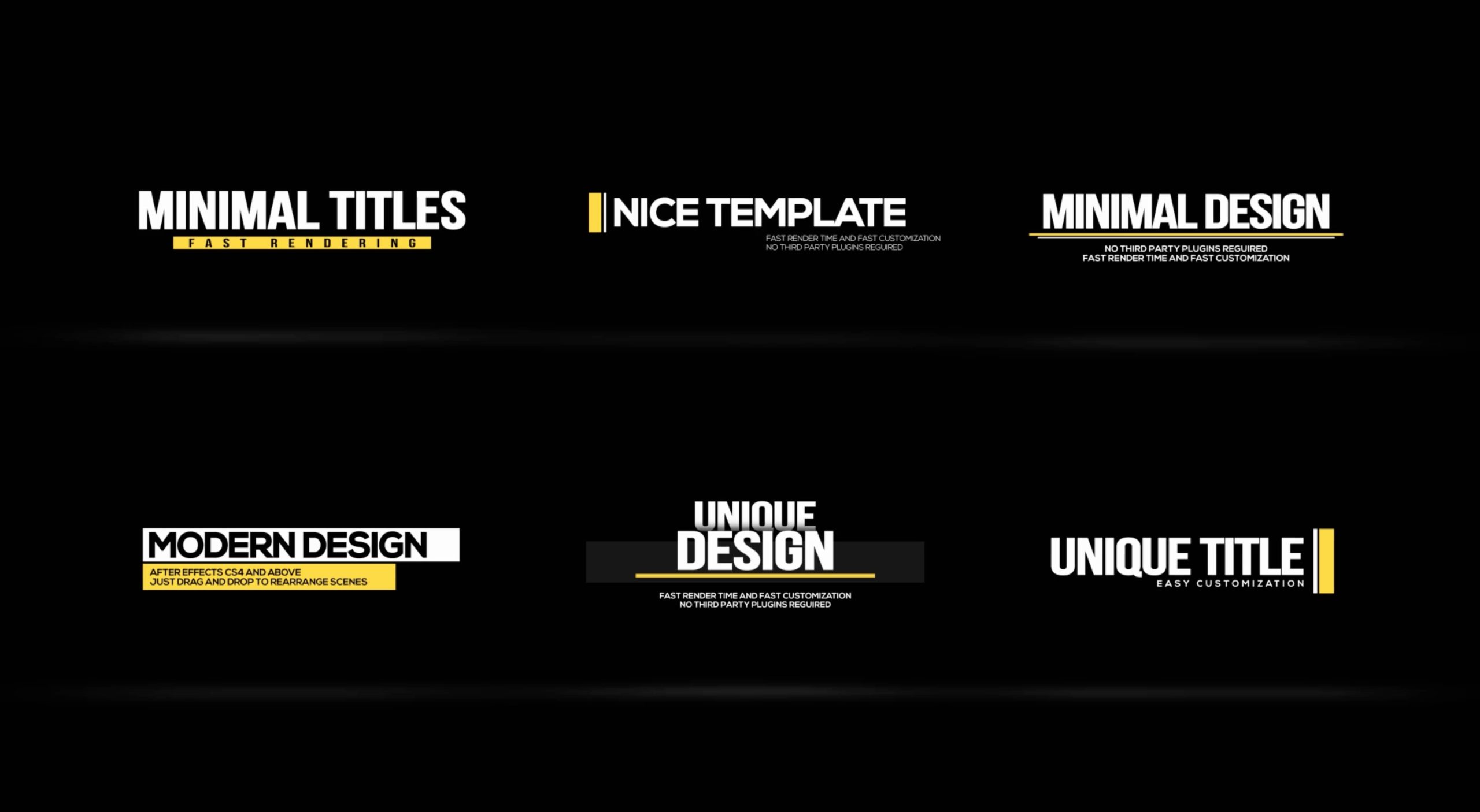 Minimal Titles Pack For Fcpx 标题插件 - 苹果系统之家