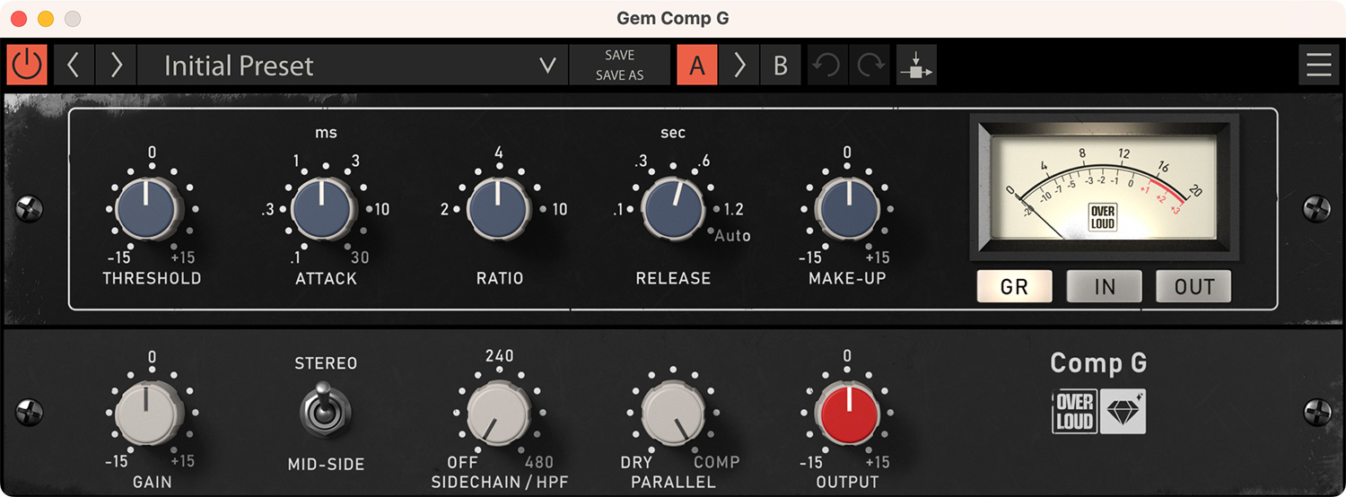 Overloud Gem Comp G For Mac v1.0.7音乐插件 - 苹果系统之家