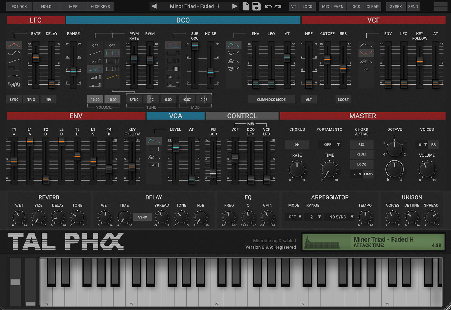 Togu Audio Line TAL-Pha For Mac v1.0.2 音乐插件