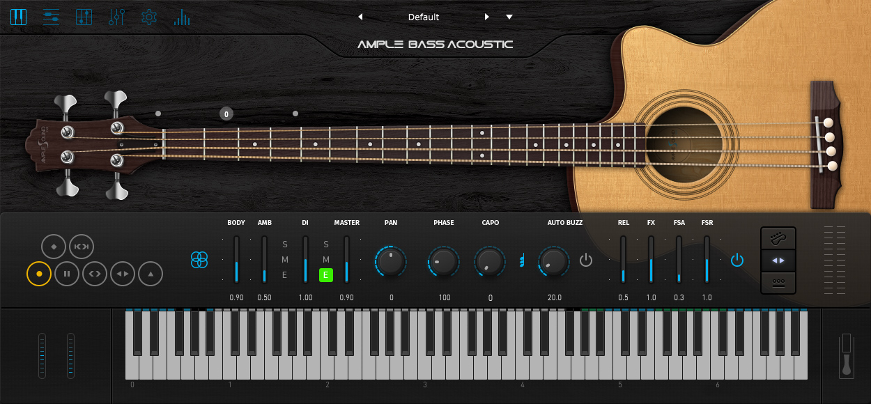 Ample Sound Ample Bass Acoustic For Mac v3.6.0 音乐插件