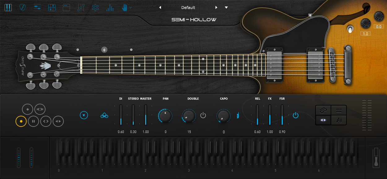 Ample Sound Ample Guitar Semi Hollow For Mac v3.7.0 音乐插件
